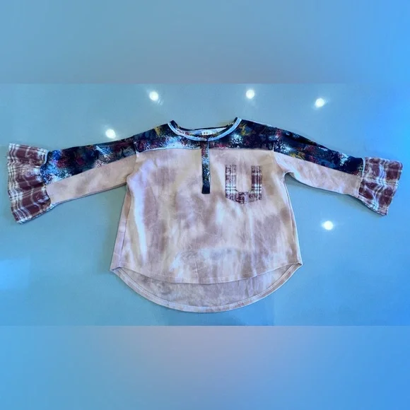 POL Star Oversized Flared Sleeve Boho Comfy Top Sz Small but could fit M / L too - Picture 8 of 10